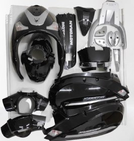 Resim Mondial Znx 150 Scoter Uyumlu Komple Grenaj Seti Siyah Renk 