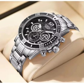 Resim Lige Lüks Premium Full Fonksiyon - Dönebilen Halka Tasarım Çelik Erkek Saat 