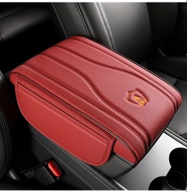 Resim Gaojunshop01 1 Adet Kırmızı Universal Deri Kolluk Koruyucu, Aşınmaya Dayanıklı Kaymaz 