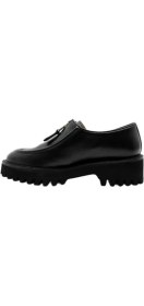 Resim Poletto Deri Sıyah Loafer Düz 780 14 