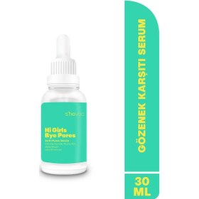 Resim She Vec Hi Girls Bye Pores Akne ve Leke Karşıtı Bakım Serumu 30 ML 