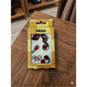 Resim Vicco Kişiselleştirilebilir Anatomik Erkek Çocuk Terlik + 6 Adet Süs 