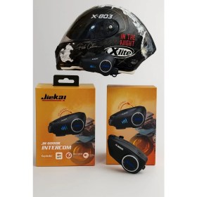 Resim Jiekai Motosiklet Kameralı Intercom Ikili Eşleşme ( Hafıza Kart Hediyeli ) 