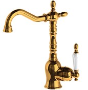 Resim Gpd Retro Tek Gövde Lavabo Bataryası Altın Mtl180-A 