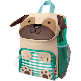 Resim Pug Büyük Boy Çocuk Sırt Çantası 