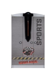 Resim setaymobilya Sports Arabalı Yatak Uyumlu 3 Kapılı Dolap - Beyaz 