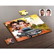 Resim Kişiye Özel Kankalar Karikatürlü Ahşap Puzzle-1 