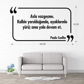 Resim Dekoratif Duvar Yazısı Sticker 011 