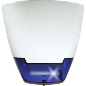 Resim Bullwark Blw 120M İkaz Led Li Flaşörlü Harici Siren Mavi 