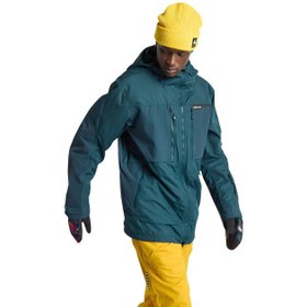 Resim Burton Frostner Erkek Yeşil Snowboard Ceketi 