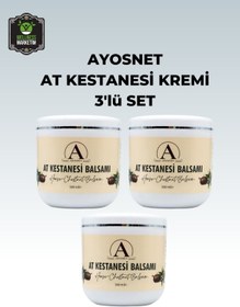 Resim At Kestanesi Balsamı Krem 3'lü Set 