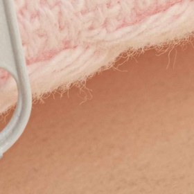 Resim Uyku Tulumu - Baş Şekillendirici Yastık - Şeker Pembe Örgü - Pembe Bulut 