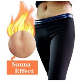 Resim Kadın Hot Power Sauna Etkili Termal Tayt Siyah 
