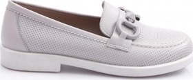 Resim DGN Kadın Loafer Ayakkabı Gümüş Gri 831453 