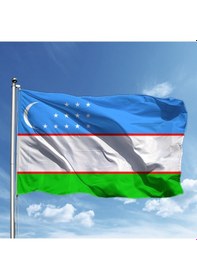 Resim Özbekistan Bayrağı 150 225CM 