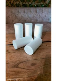 Resim Silindir Sütun Strafor Hediyelik Organizasyon 8 15cm 5 Adet 