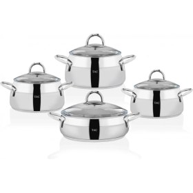 Resim Taç Miranda 8 Parça Çelik Çeyiz Seti Platin 