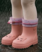 Resim IGOR W10322 mendi gato , rose , pembe kedi bot , kız çocuk rose bot , yağmur botu , su geçirmez 