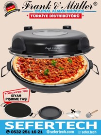 Resim Frank & Müller Germany Taş Fırın Seti - Siyah 