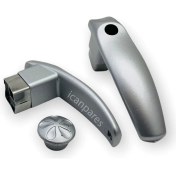 Resim Çaydanlık Kulp Demlik Kulp Seti Kulp ve Kapak Tutacak Seti Gri 