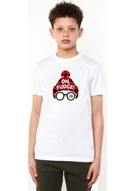 Resim Tshirthane Oh Fudge Christmas Beyaz Çocuk Bisikletyaka Tshirt Beyaz 