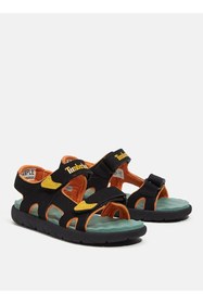 Resim Timberland Siyah Erkek Çocuk Sandalet TB0A5M2DEDN1-Perkins Row BACKSTRAP 
