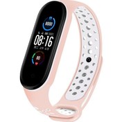 Resim Sones Xiaomi Mi Band 5 İki Tonlu Silikon Hava Alabilen Saat Kordonu 