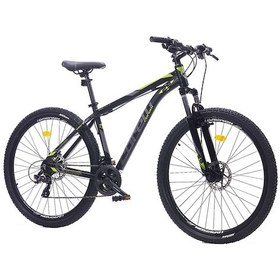 Resim Corelli Felix 1.1 - 18'' L Kadro - 27.5 Jant - Dağ Bisikleti - Siyah - Sarı / Gri Sarı / Gri 
