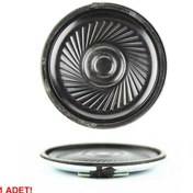 Resim İnce 4cm 50 Ohm 0.5W Hoparlör Yuvarlak Speaker 40mm 0.5 Watt Ses 