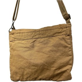 Resim Old Cotton Cargo Vintage Salaş Kaliteli Unisex Günlük Gezi Kamp Okul Postacı Omuz Çantası San Diego 32 Cm X 25 Cm CAMEL 