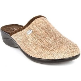 Resim Muya Sagitta 33921-002 Anatomik Taban Kışlık Kadın Terlik Bej 36-40 Bej 