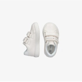 Resim Tommy Hilfiger Flag Velcro Bebek Bej Spor Ayakkabı T1a9-33726-0375100 Bej 