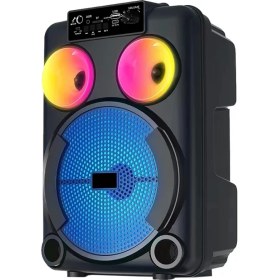 Resim Zore GD-892 Mikrofonlu Rgb Tws 8 Inç Stereo Bass Kablosuz Karaoke Hoparlör 