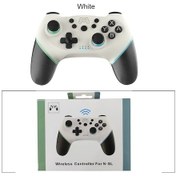 Resim Beyaz- Yükseltilmiş Versiyon Bluetooth Kablosuz Kumanda Uyumlu Nintendo Switch Pro Gamepad Uyumlu Nintendo Oyun Joystick 
