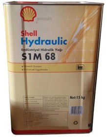 Resim Shell Hydraulic S1 M 68 Teneke Endüstriyel Hidrolik Yağı 15 KG 