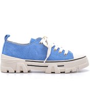 Resim Kadın Süet Deri Sneaker Derimod