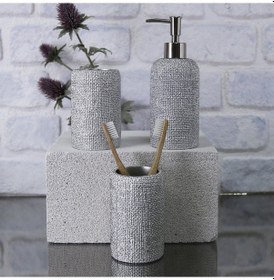 Resim Natural Diş Fırçalık Gümüş 