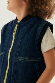 Resim Nebbati Bg Store Erkek Çocuk Denim Yelek 