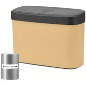 Resim Xuweiwei Cream 2 Li Universal Araba Cop Kutusu Seti 1 Cop Torbali Kati Atik Bin Kapi Askili Katlanir 