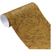 Resim 30/10 100cm Pvc Yapışkan Ahşap Tane Dokulu Araba Vinil Sarılmış Film Araba W1302 50x200cm 1 Piece Set 