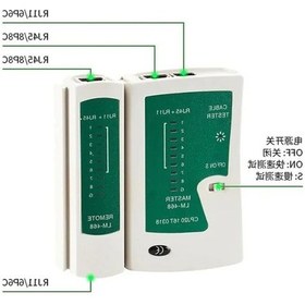 Resim Lüks Kablo Test Cihazı - Rj-45, Rj-11 Destekli 
