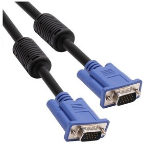 Resim Vcom Cg341Ad-50.0 Mavi Konnektör Siyah 50Mt Vga-M-Vga-M Kablo 