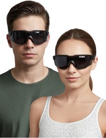 Resim Benx Sunglasses BOMBELİ YARIM ÇERÇEVELİ KOŞU & BİSİKLET GÖZLÜĞÜ 