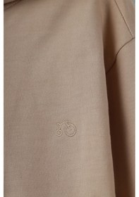 Resim Panço Erkek Çocuk Fermuarlı Sweatshirt Siyah Bej 