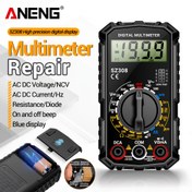 Resim ANENG SZ308 Elektrik Bakımı Mini Dijital Multimetre 1999 Sayım Voltaj Ölçer DC Akım Kare Dalga Ölçüm Cihazı Direnç Diyot HFE Triyot Diyot Multimetre Test Aletleri Pil Yok, Devre Arıza Tespit, Diyot Testi, Kompakt Tasarım, Taşınabilir Ölçer, Dayanıklı Yapı, Hassas Ölçüm, Dijital Voltaj Metresi, Akım Metresi, Elektronik Meraklıları ve Hobiler İçin 