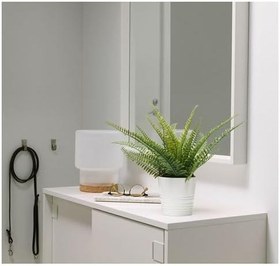 Resim IKEA Yapay Eğreltiotu Bitkisi 9 Cm Yapay Bitki Ev Dekorasyon 
