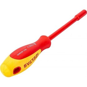 Resim İzeltaş 4773190060 1000V Süngüsü İzoleli Lokma Uçlu Tornavida 6 MM 