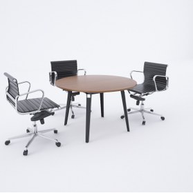 Resim tuundesign Nova 110 Çap Daire Toplantı Masası 