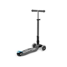 Resim Micro Scooter Maxi Deluxe Foldable Volcano LED Gri Çocuk Scooter 