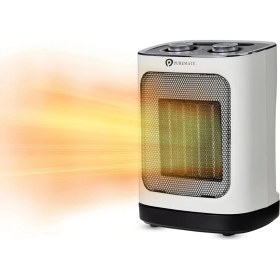 Resim Seramik Fanlı Isıtıcı, 2 Isıtma Ayarlı 1800W Taşınabilir Elektrikli Isıtıcı 
